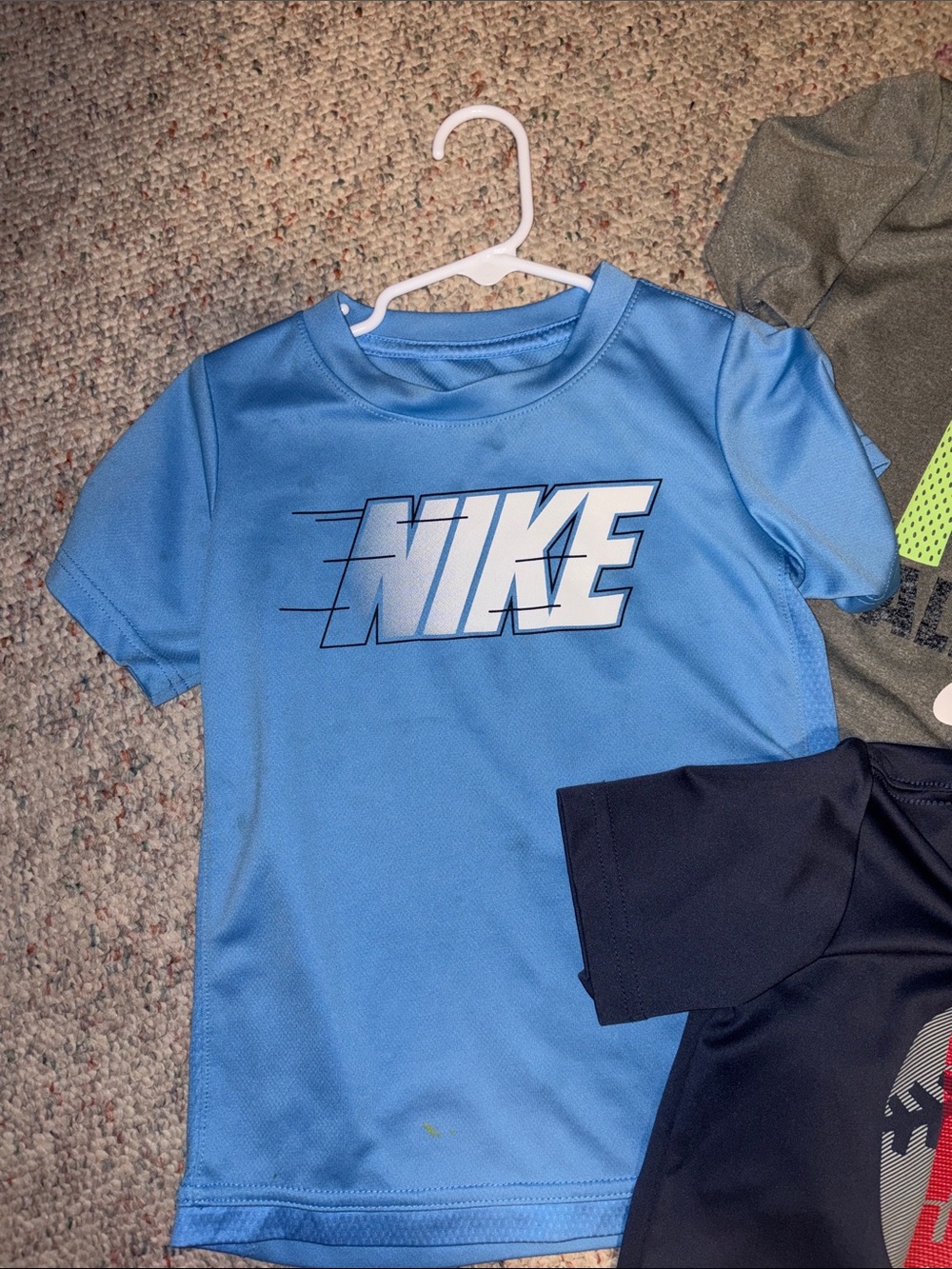 Nike Kids Short Sleeve Active Tees - Blue, Gray, Navy, Green set of 5-all size 6 - Picture 7 of 7